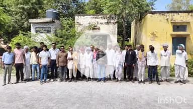 मावली: मोरजाई गांव के ग्रामीणों ने त्रिवेणेश्वर महादेव मंदिर का कब्जा दिलाने की मांग को लेकर विधायक को ज्ञापन दिया