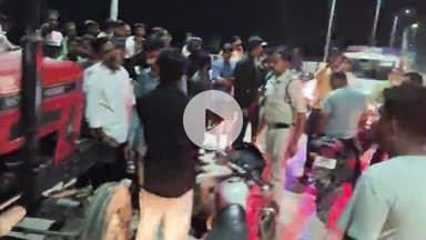 बीना: गांधी वार्ड में ओवरब्रिज पर ट्रैक्टर ने स्कूटी सवार को मारी टक्कर, डायल 112 ने पहुंचाया अस्पताल