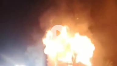 नामकुम: तमाड़: एनएच 33 उलीडीह बांडवा के पास ट्रक में लगी आग, ट्रक जलकर राख