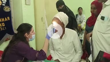 सरदारशहर: अर्जुन क्लब ने राजकीय प्राथमिक अस्पताल में निशुल्क मोतियाबिंद जांच एवं लेंस प्रत्यारोपण शिविर में 268 मरीजों की जांच करवाई