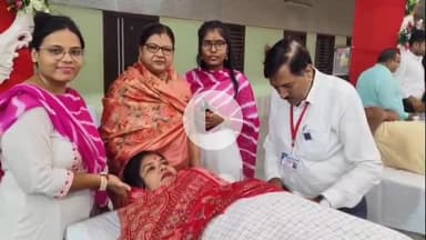 सरदारशहर: अग्रसेन भवन में अग्रवाल समाज द्वारा आयोजित रक्तदान शिविर में 12 महिलाओं सहित कुल 105 लोगों ने किया रक्तदान