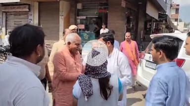 नूह: नारनौल से भाजपा विधायक ओम प्रकाश यादव फिरोजपुर झिरका पहुंचे, लोगों से की मुलाकात