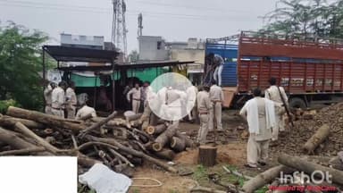 धार: धार जिले के खलघाट गाजीपुरा में अवैध जलाऊ लकड़ी संग्रहण पर वन विभाग की कार्रवाई, मामला दर्ज