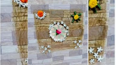 झाबुआ: झाबुआ में महिलाएं माता पार्वती का आशीर्वाद पाने के लिए संजा माता को नई आकृतियों से सजा रही हैं