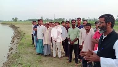 देवहा नदी कटान रोकने को पक्का तटबंध बनाने को केंद्रीय राज्यमंत्री ने बाढ़ खंड के अधिकारियों को दिए निर्देश - देवस्वरूप