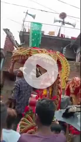 लालगंज: क्षेत्र बहाई गणेश विसर्जन सोशल मीडिया पर वायरल @बहाई #गणेश