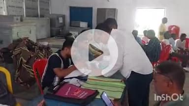 करपी: करपी प्रखंड कार्यालय में राजस्व महाअभियान शिविर में उमड़ी लोगों की भीड़