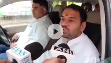 पटना ग्रामीण: मंत्री जीवेश मिश्रा पर पत्रकार की पिटाई के आरोप के बाद तेज प्रताप का हमला