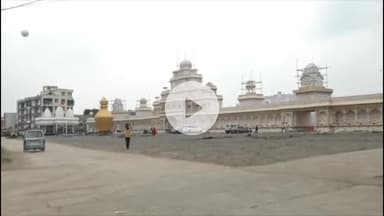 राऊ: सनातनी नवरात्र का पंडाल तैयार, हवन में लाखों लोग देंगे आहुति, एक लाख भक्त करेंगे भोजन