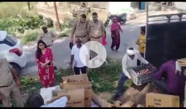 खेकड़ा: थाना खेकडा पर दर्ज मुकदमों से संबंधित शराब व विस्फोटक पदार्थों को बड़ागांव नहर पटरी पर जेसीबी से नष्ट किया गया