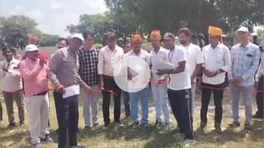 कनवास: गणेशपुरा में शुरू हुई 69वीं जिला स्तरीय खो-खो प्रतियोगिता, 14 वर्षीय छात्र-छात्राओं की टीमें मैदान में उतरीं