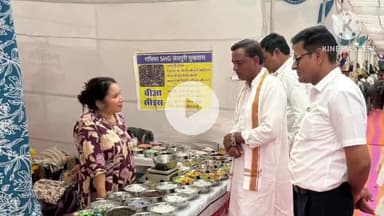 दौसा: दौसा विधायक डीसी बेरवा ने बजरंग मैदान में महिला एवं बाल विकास विभाग के अमृता हाट बाजार के उद्घाटन समारोह में की सहभागिता