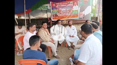 परिहार: जल मीनार चालू करने की मांग को लेकर धरना, आश्वासन के बाद लोग माने