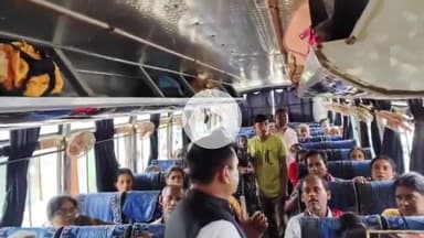 जौनपुर: जौनपुर में रोड हादसे के बाद प्रशासन ने श्रद्धालुओं को सुरक्षित गंतव्य तक पहुंचाया