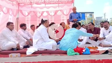 ठाकुरद्वारा: हनुमान जी के झंडे एवं भूमि पूजन से रामलीला मंचन का शुभारंभ हुआ