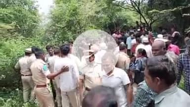 మహబూబ్ నగర్ అర్బన్: మహబూబ్నగర్ పట్టణంలో  వీరన్నపేట్ గుట్టలో ఎట్టకేలకు బోనులో చిక్కిన చిరుత