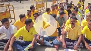 बाड़मेर: सिविल डिफेंस के कार्मिकों ने अतिरिक्त प्रशासनिक अधिकारी पर अभद्र व्यवहार का आरोप लगाया, कलेक्ट्रेट के आगे बैठे धरने पर