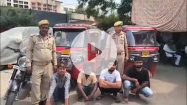 फिरोज़ाबाद: दक्षिण पुलिस ने शांति भंग करने वालों पर कसा शिकंजा, 4 गिरफ्तार और 3 वाहन किए सीज