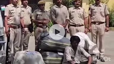 गढ़बोर: पुलिस थाना चारभुजा ने 96 किलो से अधिक अवैध डोडा चूरा के साथ एक तस्कर को किया गिरफ्तार