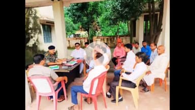 नबीनगर: टंडवा थाना में आगामी दुर्गा पूजा को लेकर शांति समिति की बैठक आयोजित