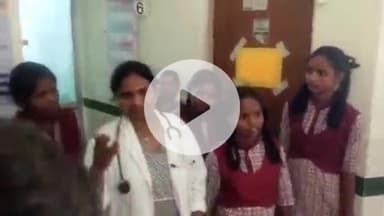 చింతపల్లి: చింతపల్లి మండలంలో ప్రభుత్వ ఆసుపత్రి పై విద్యార్థులకు అవగాహన కల్పించిన వైద్యురాలు శ్రీదేవి