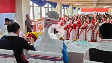 ओरमांझी: समाहरणालय में आयोजित करमा मिलन समारोह में उपायुक्त मंजूनाथ भजंत्री हुए शामिल