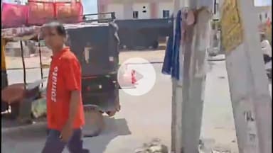 बीकानेर: सर्वोदय बस्ती रोड पर गैस टंकियों से भरी टैक्सी में लगी आग, बड़ा हादसा टला