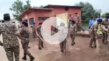 आरंग: आरंग तहसील के ग्राम चरोदा में बच्चों ने लिया स्वच्छता का संकल्प