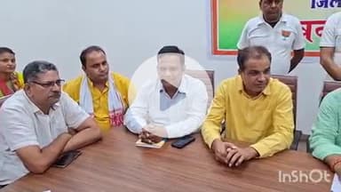 धौलपुर: भाजपाइयों ने जीएसटी कम होने के फायदे गिनाए, आयोजित की प्रेसवार्ता