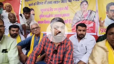 सोशल मीडिया इनफ्लुएंसर युटुबर और अब जनसुरजी नेता मनीष तिवारी एक पत्रकार के सवाल में फंस गए.