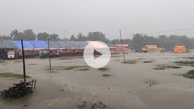 सुपौल: एनडीए कार्यकर्ता सम्मेलन से पहले सुपौल का गांधी मैदान बना तालाब