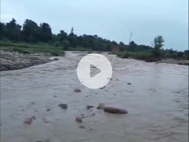 ਧਾਰ ਕਲਾਂ: ਬਲਾਕ ਧਾਰ ਦੇ ਪਿੰਡ ਦਰੰਗ ਖੱਡ ਨੇੜੇ ਪੈਂਦੇ ਆਲੇ ਦੁਆਲੇ ਦੇ ਪਿੰਡਾਂ ਚ ਦੇਰ ਰਾਤ ਹੋਈ ਬਾਰਿਸ਼ ਨਾਲ ਖੱਡ ਦਾ ਪਾਣੀ ਆਇਆ ਲੋਕਾਂ ਵਿੱਚ ਡਰ ਦਾ ਮਾਹੌਲ