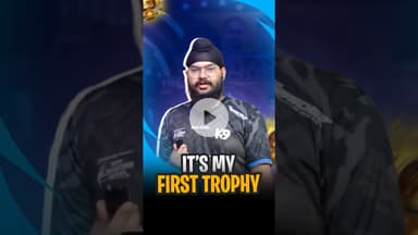 @ninjaboigaming13 about his first trophy at BGMS 2025 🏆 #ninjaboi #k9 #bgmi #bgms