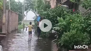 मुंगेर: ग्राम पंचायत परहम के कई वार्डों में घुसा बाढ़ का पानी, लोगों का जनजीवन अस्त-व्यस्त