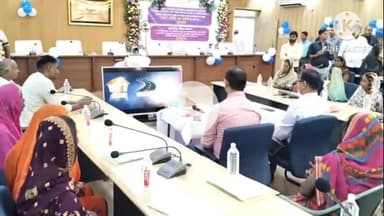 सासाराम: विश्वकर्मा पूजा पर निर्माण श्रमिकों को मिली वार्षिक वस्त्र सहायता