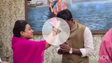 पुष्पराजगढ़: राजेंद्र ग्राम में प्रभारी मंत्री दिलीप अहिरवार ने शहडोल सांसद हिमाद्री सिंह से मुलाकात की