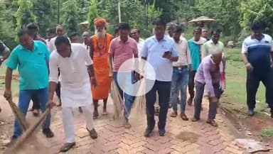 बगोदर: प्राकृतिक धाम हनुमानगढ़ी पथलडीहा खटैया में भाजपा का सफाई अभियान