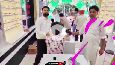 puranpur me Aptical Gallery end Eye care ka udghatn