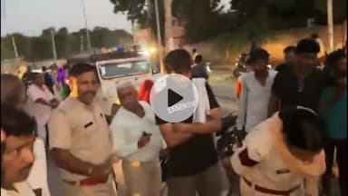 बीकानेर: शिवबाड़ी में सड़क हादसे के बाद लोगों ने किया रास्ता जाम, स्पीड ब्रेकर बनाने की मांग