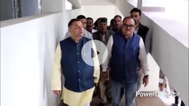 नौहरा: विधानसभा उपाध्यक्ष ने नोहराधार सीएचसी भवन के निर्माण कार्य का किया निरीक्षण