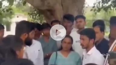 महू सिमरोल क्षेत्र में शासकीय स्कूल के छात्र-छात्राओं ने विभिन्न समस्याओं को लेकर किया प्रदर्शन