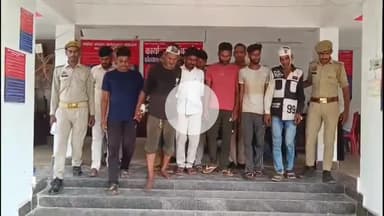 धनौरा: गजरौला थाना पुलिस ने मारपीट करने वाले 9 युवकों को किया गिरफ्तार