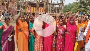 झाझा: वासगीत पर्चा और आवास की मांग को लेकर झाझा प्रखंड कार्यालय का हुआ घेराव