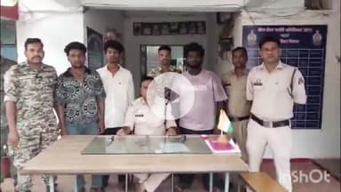 जगदलपुर: बहादुरगुडा में लल्लन किराना स्टोर के पास चाकू लहराकर गुंडागर्दी करने वाले तीन आरोपियों को बोधघाट पुलिस ने किया गिरफ्तार