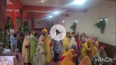 सरदारपुर: राजोद में धाकड़ समाज द्वारा श्रीमद्भागवत कथा का आयोजन, क्षेत्र से प्रतिदिन सैकड़ों समाजजन हो रहे शामिल