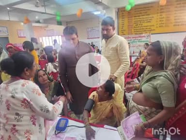 खेरागढ़: सामुदायिक स्वास्थ्य केंद्र जगनेर पर स्वास्थ्य शिविर का आयोजन किया गया