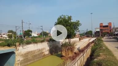 खेकड़ा: बड़ागांव फाटक रेलवे अंडरपास में खड़े 2 नीम के पेड़ों को समाजसेवी ने रिप्लांट करने की मांग की, रेलवे विभाग बना उदासीन