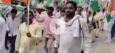 पटना ग्रामीण: ₹1 में अडानी को 1020 एकड़ जमीन देने और 10 लाख पेड़ काटने के खिलाफ कांग्रेस का मार्च