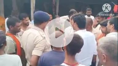 शंकरडीह मोहल्ला में मुख्य पार्षद के घर पर चला प्रशासन का बुलडोजर, प्रशासन ने 10 दिन की मोहलत दी थी