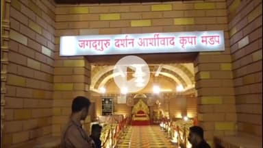 राऊ: जगतगुरु विजय आनंद जी महाराज के पंडाल में भक्तों का आगमन जारी, विधायक उषा ठाकुर भी शामिल हुईं